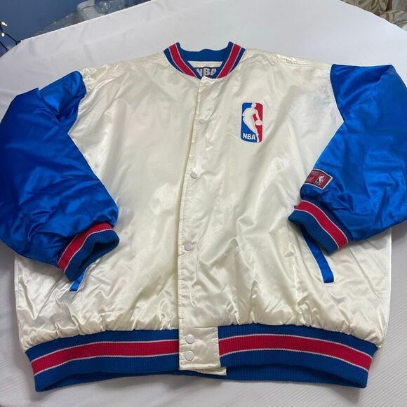 NBA G-lll Carl Banks Nylon Vintage Jacket Size XXL